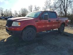 Salvage trucks for sale at Baltimore, MD auction: 2007 Ford F150 Supercrew