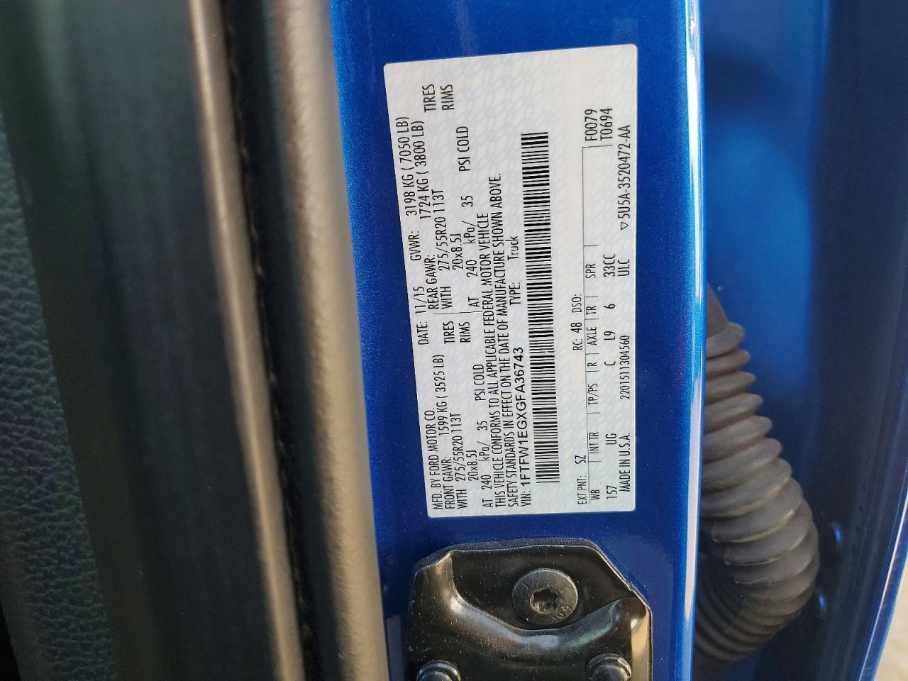 2016 Ford F150 Supercrew