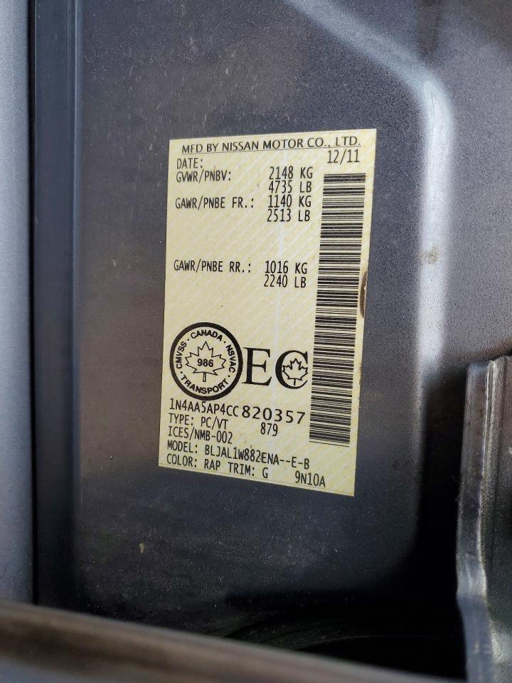 2012 Nissan Maxima 3.5 s