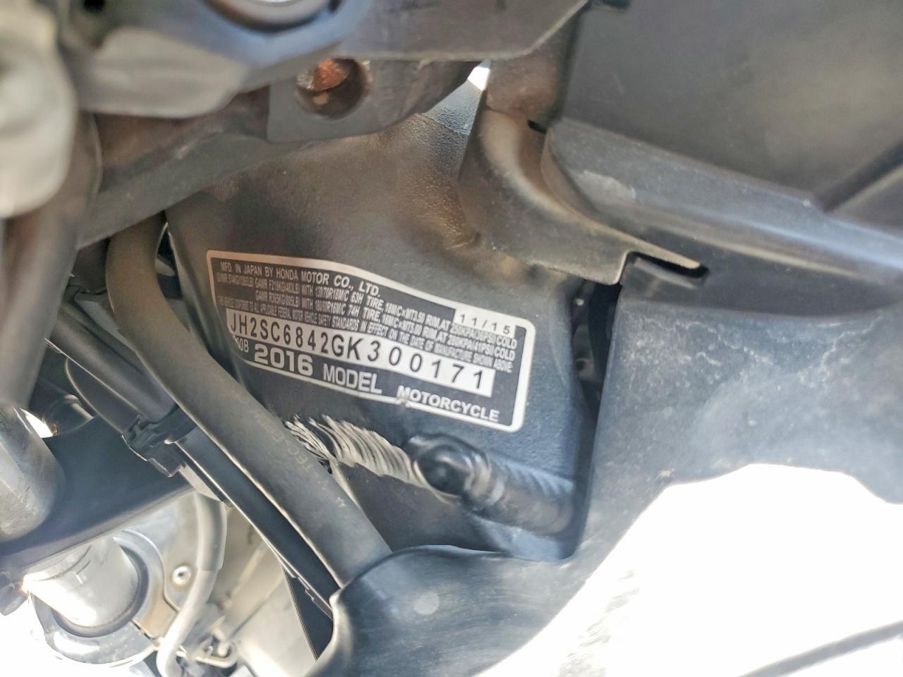 2016 Honda GL1800 B