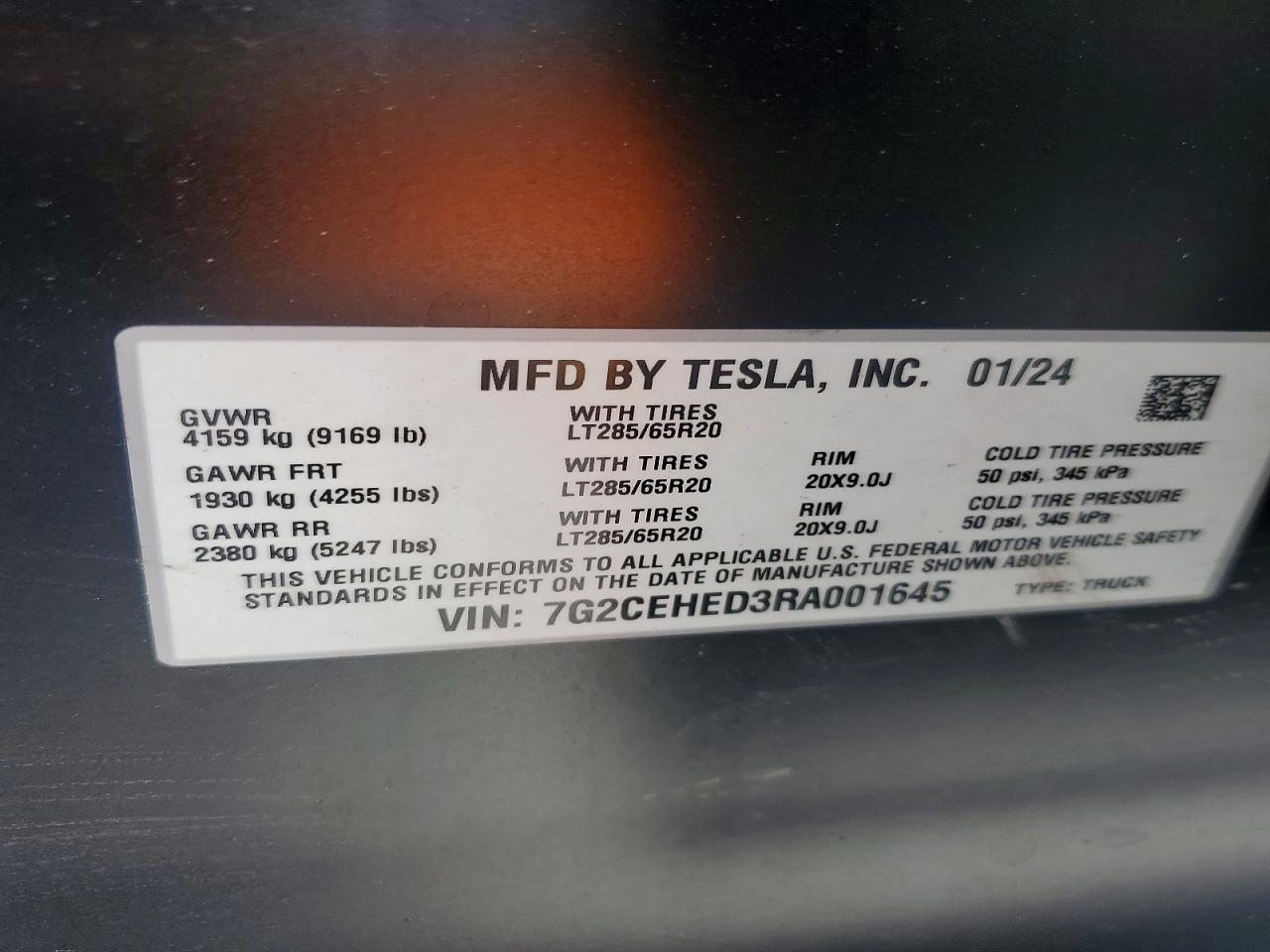 2024 Tesla Cybertruck