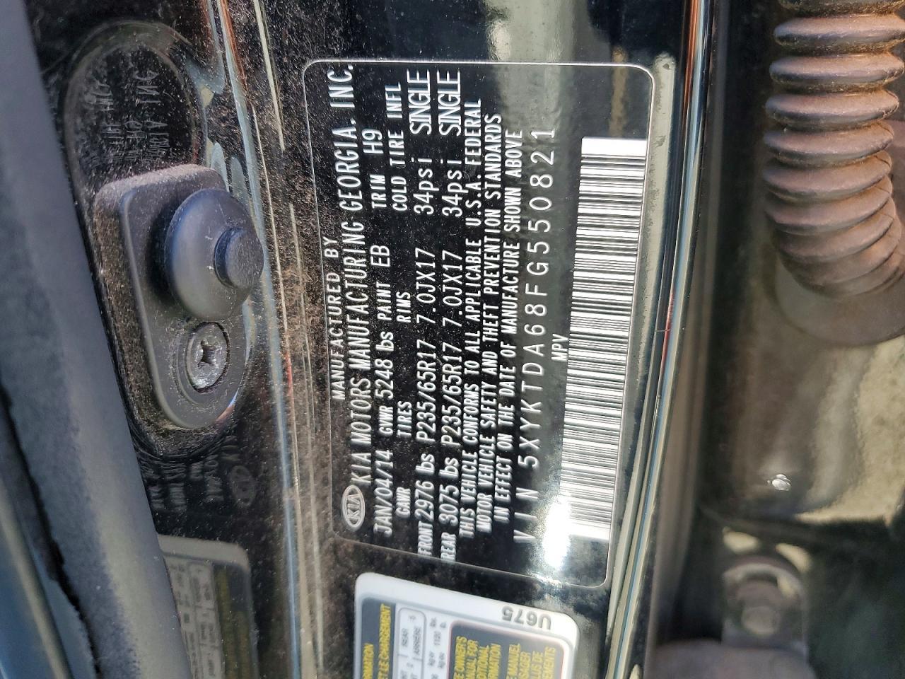 2015 KIA Sorento lx