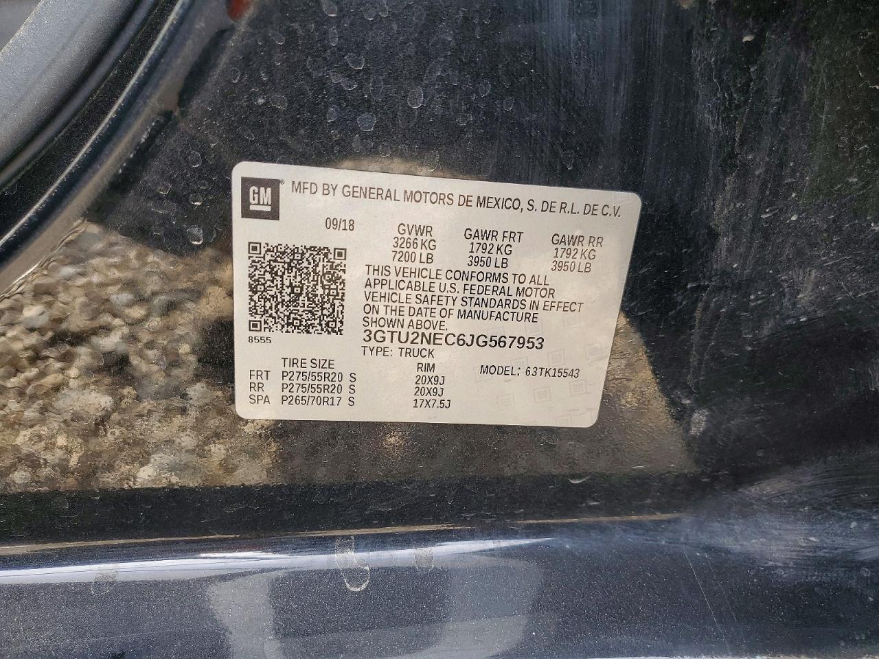 2018 GMC Sierra K1500 SLT