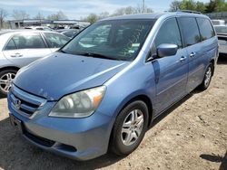 Honda salvage cars for sale: 2007 Honda Odyssey EXL