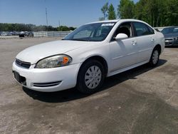 Salvage cars for sale from Copart Dunn, NC: 2010 Chevrolet Impala Police