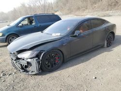 Salvage cars for sale from Copart Marlboro, NY: 2018 Tesla Model S