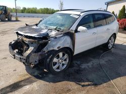 Chevrolet salvage cars for sale: 2017 Chevrolet Traverse LT