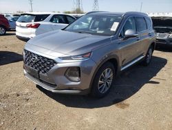 Hyundai Santa FE salvage cars for sale: 2019 Hyundai Santa FE Limited