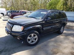 Jeep salvage cars for sale: 2003 Jeep Grand Cherokee Overland