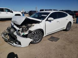 Salvage cars for sale from Copart Amarillo, TX: 2017 KIA Cadenza Premium
