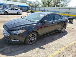 Salvage cars for sale from Copart Wichita, KS: 2017 Ford Fusion SE