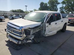 Toyota salvage cars for sale: 2017 Toyota Tundra Crewmax SR5