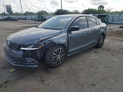 Volkswagen salvage cars for sale: 2016 Volkswagen Jetta Sport