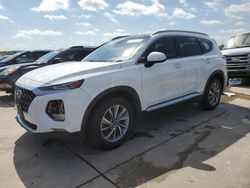 Salvage cars for sale from Copart Grand Prairie, TX: 2020 Hyundai Santa FE SEL