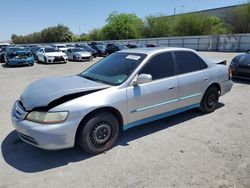 Honda Accord ex Vehiculos salvage en venta: 2002 Honda Accord EX