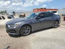 Acura salvage cars for sale: 2023 Acura TLX Tech A