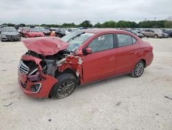 Salvage cars for sale from Copart San Antonio, TX: 2019 Mitsubishi Mirage G4 SE