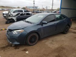 Salvage cars for sale from Copart Colorado Springs, CO: 2015 Toyota Corolla L