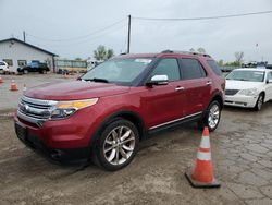Salvage cars for sale from Copart Pekin, IL: 2014 Ford Explorer XLT