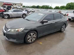 Honda salvage cars for sale: 2013 Honda Accord LX