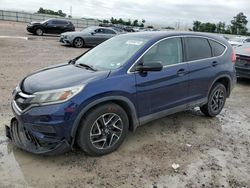 Honda CR-V SE salvage cars for sale: 2016 Honda CR-V SE