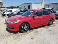 Vehiculos salvage en venta de Copart New Orleans, LA: 2016 Honda Accord Sport