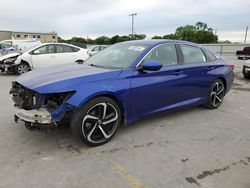 Honda salvage cars for sale: 2019 Honda Accord Sport