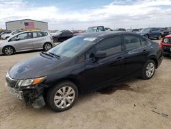 Honda Civic salvage cars for sale: 2012 Honda Civic LX