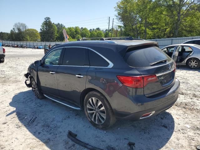 2016 Acura MDX Technology