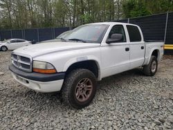 Dodge salvage cars for sale: 2004 Dodge Dakota Quad Sport