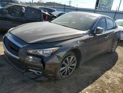 Salvage cars for sale from Copart Chicago Heights, IL: 2017 Infiniti Q50 Premium