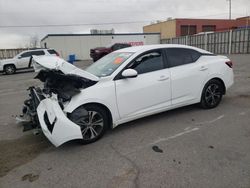 Salvage cars for sale from Copart Anthony, TX: 2021 Nissan Sentra SV