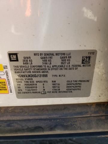 2013 Chevrolet Traverse lt