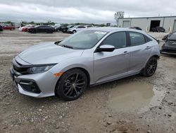 Salvage cars for sale from Copart Kansas City, KS: 2021 Honda Civic Sport