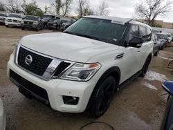 Nissan Armada salvage cars for sale: 2017 Nissan Armada Platinum