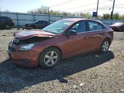 Salvage cars for sale from Copart Hillsborough, NJ: 2012 Chevrolet Cruze LT