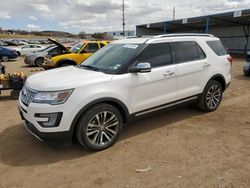 Ford Explorer Vehiculos salvage en venta: 2017 Ford Explorer Platinum