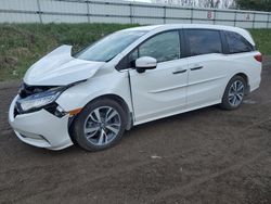Salvage cars for sale from Copart Davison, MI: 2022 Honda Odyssey Touring
