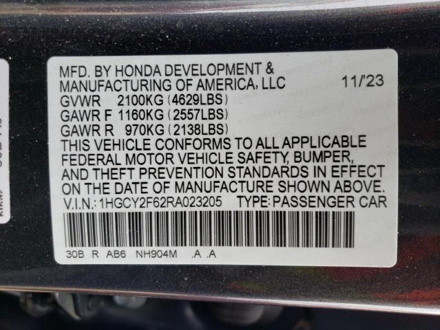 2024 Honda Accord Hybrid EXL