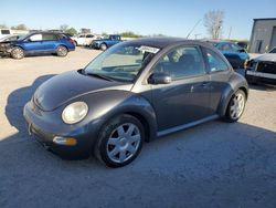 Vehiculos salvage en venta de Copart Kansas City, KS: 2003 Volkswagen New Beetle GLS