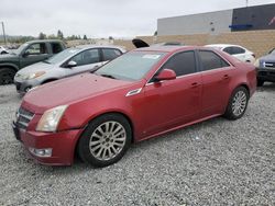 Salvage cars for sale from Copart Mentone, CA: 2010 Cadillac CTS Premium Collection