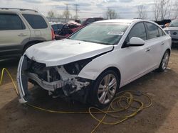 Chevrolet Cruze ltz salvage cars for sale: 2013 Chevrolet Cruze LTZ