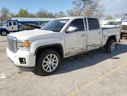 Salvage cars for sale from Copart Wichita, KS: 2015 GMC Sierra K1500 Denali