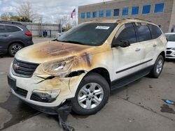 Chevrolet salvage cars for sale: 2017 Chevrolet Traverse LS