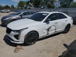 Cadillac salvage cars for sale: 2021 Cadillac CT4-V