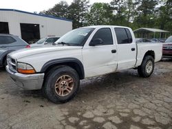 Dodge salvage cars for sale: 2001 Dodge Dakota Quattro