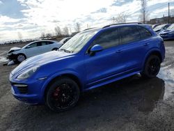 Porsche salvage cars for sale: 2013 Porsche Cayenne GTS