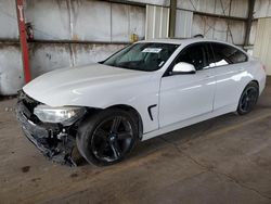 BMW 4 Series salvage cars for sale: 2015 BMW 428 I Gran Coupe Sulev