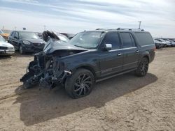 Salvage cars for sale from Copart Amarillo, TX: 2016 Lincoln Navigator L Reserve