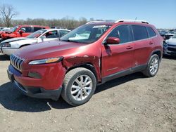Vehiculos salvage en venta de Copart Des Moines, IA: 2015 Jeep Cherokee Limited